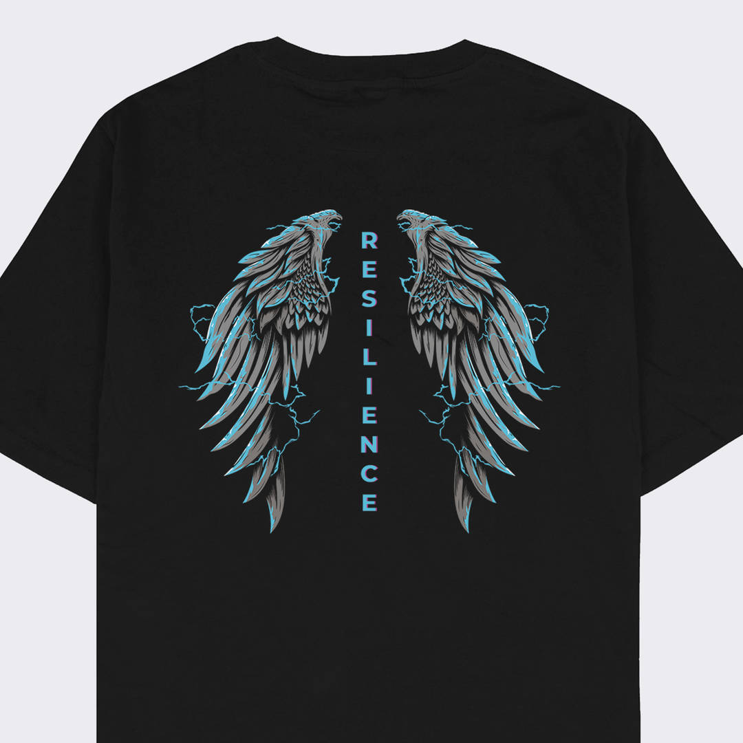 Eagle Wings Printed Oversized T-shirt