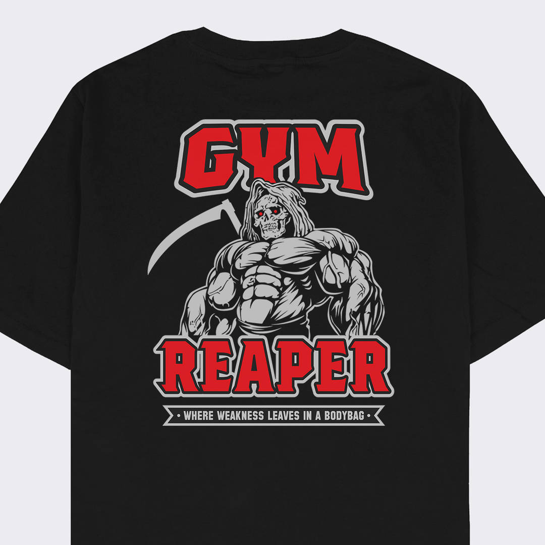 Gym Reaper Printed Oversized Gym T-shirt