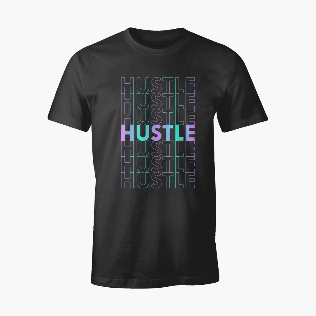 Hustle Printed T-Shirt