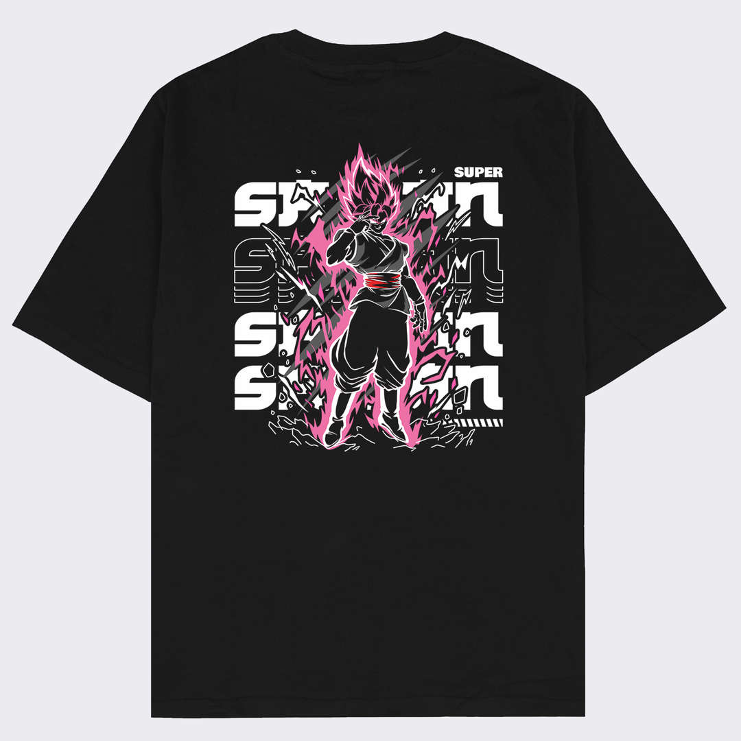 Super Saiyan Rosé Oversized T-shirt