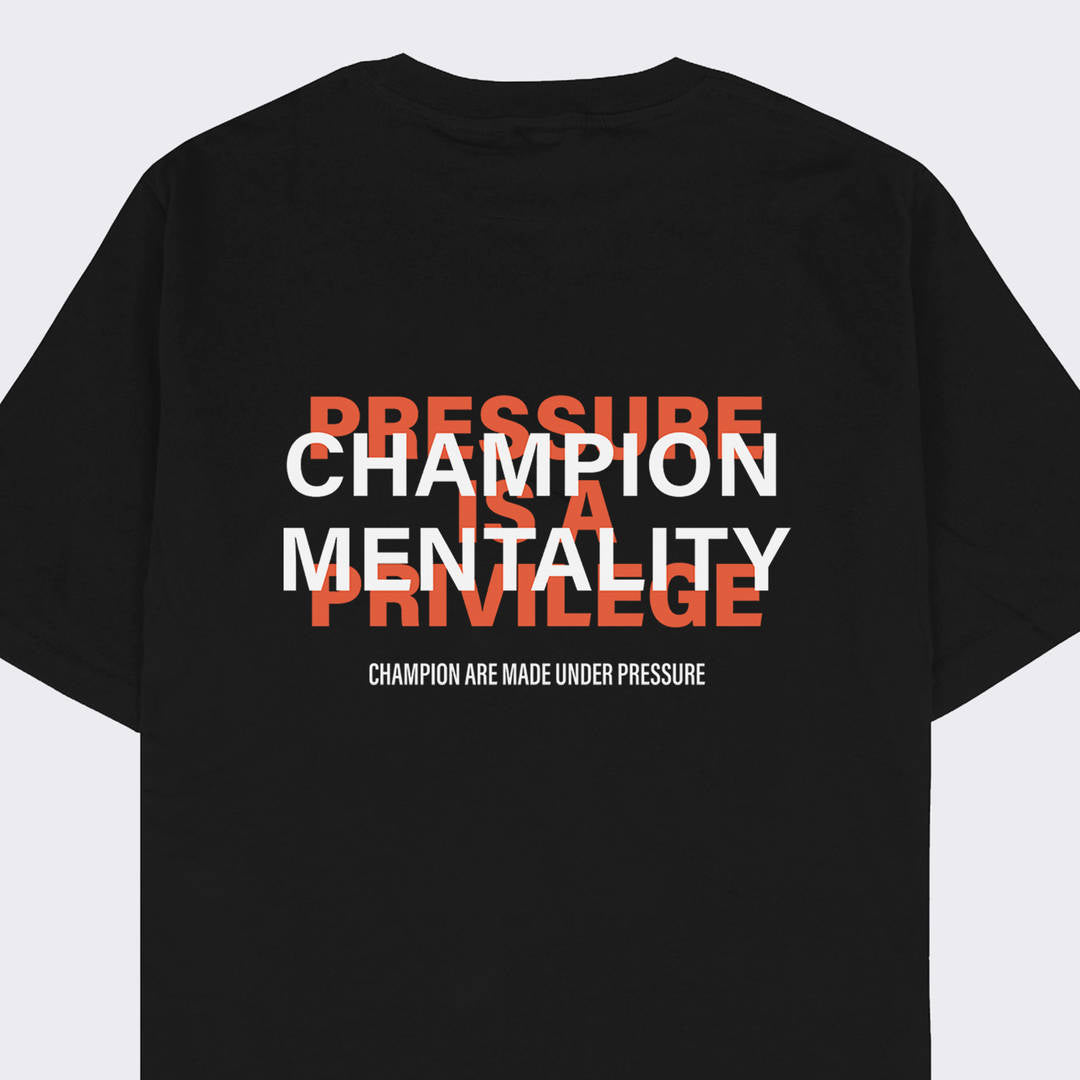 Champion Mentality Printed Oversized Gym T-shirt