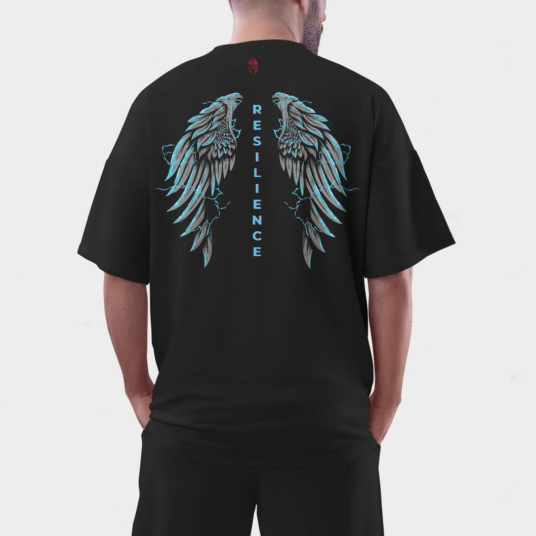 Eagle Wings Printed Oversized T-shirt